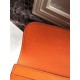 Replica perfette Portafoglio Hermes Costanza a lungo in pelle arancione Epsom