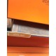 Replica perfette Portafoglio Hermes Costanza a lungo in pelle arancione Epsom