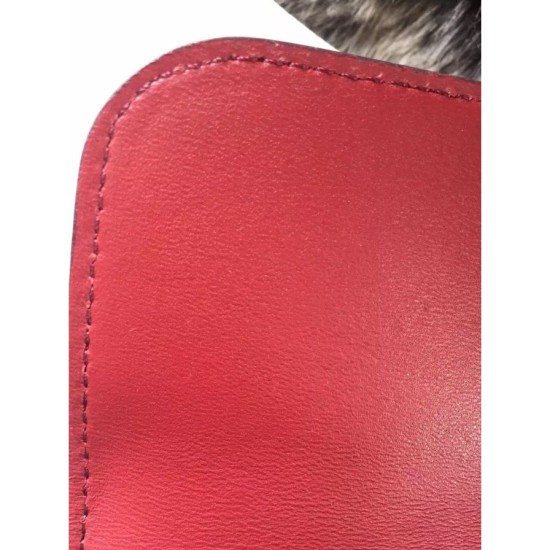 Replica perfette di alta qualit&agrave; Portafoglio Hermes Costanza a lungo in pelle fucsia