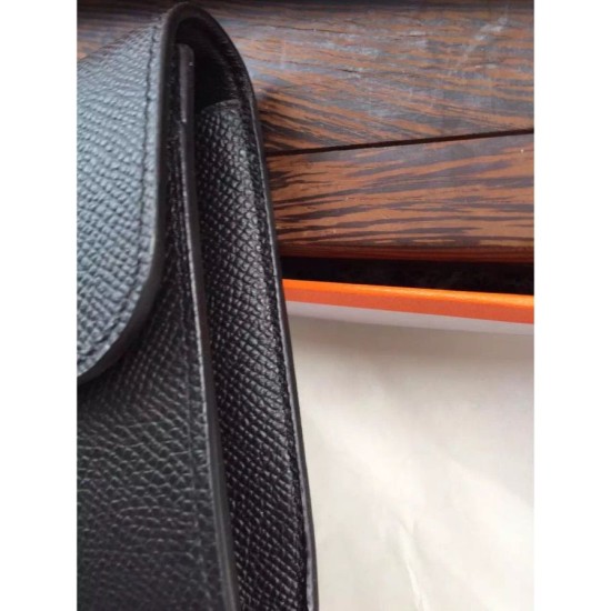 Replica Alta gamma Dettagli perfetti Portafoglio Hermes Costanza a lungo in pelle nera Epsom Imitazioni Replica perfette Alta gamma Dettagli perfetti Portafoglio Hermes Costanza a lungo in pelle nera Epsom