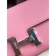 Replica perfette Pari Portafoglio Hermes Costanza a lungo in pelle rosa Epsom