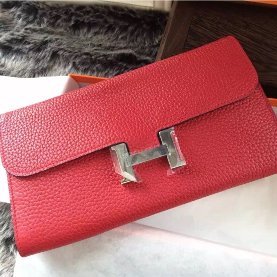 Replica Dettagli perfetti Portafoglio Hermes Costanza a lungo in pelle Vermillion Imitazioni Replica perfette Dettagli perfetti Portafoglio Hermes Costanza a lungo in pelle Vermillion
