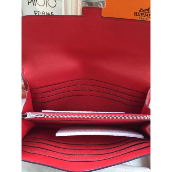Replica Dettagli perfetti Portafoglio Hermes Costanza a lungo in pelle Vermillion Imitazioni Replica perfette Dettagli perfetti Portafoglio Hermes Costanza a lungo in pelle Vermillion