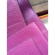 Replica perfette Portafoglio Hermes Dogon  in pelle Cyclamen