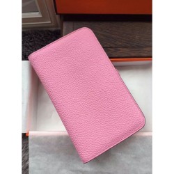 Pari di alta qualità Portafoglio Hermes Dogon in pelle rosa Pari di alta qualità Portafoglio Hermes Dogon in pelle rosa