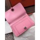 Replica Pari di alta qualità Portafoglio Hermes Dogon in pelle rosa Imitazioni Replica perfette Pari di alta qualità Portafoglio Hermes Dogon in pelle rosa
