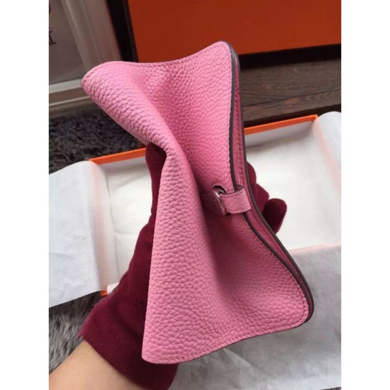 Replica Pari di alta qualità Portafoglio Hermes Dogon in pelle rosa Imitazioni Replica perfette Pari di alta qualità Portafoglio Hermes Dogon in pelle rosa