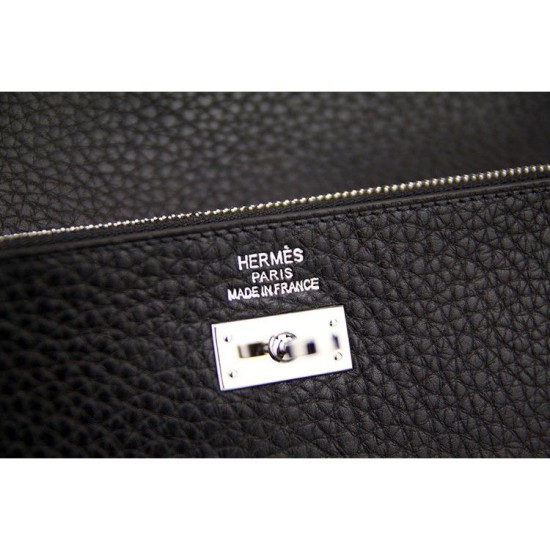 Replica Alta gamma Portafoglio Hermes Kelly Longue in pelle nera Clemence Imitazioni Replica perfette Alta gamma Portafoglio Hermes Kelly Longue in pelle nera Clemence