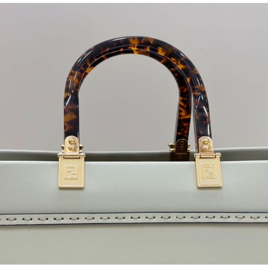 Replica Perfette  Perfetta tote media Fendi Sunshine verde chiaro imitazioni