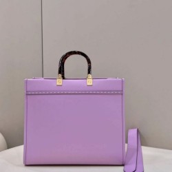 Borsa tote media Fendi Sunshine viola Replica Replica Perfette Borsa tote media Fendi Sunshine viola imitazioni