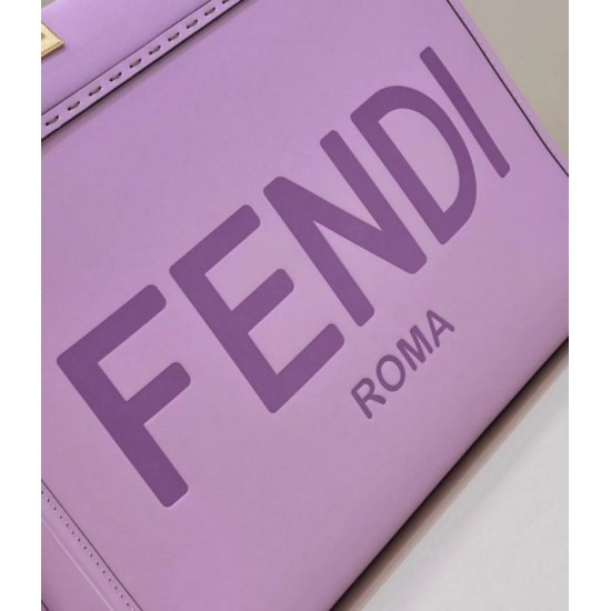 Replica Perfette Borsa tote media Fendi Sunshine viola imitazioni