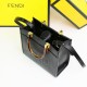 Borsa tote Fendi Sunshine piccola shopper nera Replica Replica Perfette Borsa tote Fendi Sunshine piccola shopper nera imitazioni