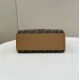 Borsa Fendi Sunshine Small Shopper Tote FF in tessuto jacquard Marrone Replica Replica Perfette Borsa Fendi Sunshine Small Shopper Tote FF in tessuto jacquard Marrone imitazioni