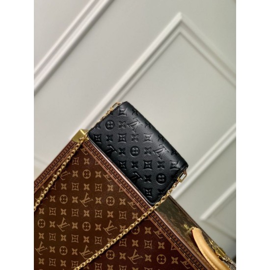 Replica Alta gamma Portafoglio LV con catena Métis M82637 Nero imitazioni Miglior Prezzo Alta gamma replica Portafoglio LV con catena Métis M82637 Nero