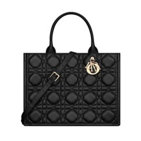 Christian Dior Borsa tote media Dior Book Nera Motivo Macrocannage Replica Replica Perfette Christian Dior Borsa tote media Dior Book Nera Motivo Macrocannage imitazioni