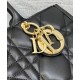 Christian Dior Borsa tote media Dior Book Nera Motivo Macrocannage Replica Replica Perfette Christian Dior Borsa tote media Dior Book Nera Motivo Macrocannage imitazioni