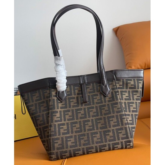 Replica Borsa media Fendi Origami 8BH414 Caffè scuro imitazioni Miglior Prezzo Borsa media Fendi Origami 8BH414 Caffè scuro Replica