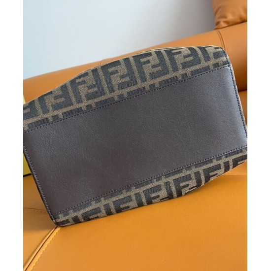 Replica Borsa media Fendi Origami 8BH414 Caffè scuro imitazioni Miglior Prezzo Borsa media Fendi Origami 8BH414 Caffè scuro Replica