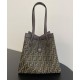 Replica Borsa grande Fendi Origami 8BH415 Caffè scuro imitazioni Miglior Prezzo Borsa grande Fendi Origami 8BH415 Caffè scuro Replica