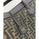 Replica Borsa grande Fendi Origami 8BH415 Caffè scuro imitazioni Miglior Prezzo Borsa grande Fendi Origami 8BH415 Caffè scuro Replica