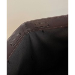 Borsa grande Fendi Origami 8BH415 Caffè scuro Borsa grande Fendi Origami 8BH415 Caffè scuro