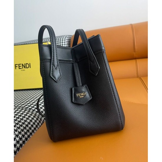 Miglior Prezzo Borse Replica mini Fendi Origami 8BS083 Nera 