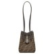 Replica Mini borsa Fendi Origami 8BS083 Caffè scuro imitazioni Miglior Prezzo Mini borsa Fendi Origami 8BS083 Caffè scuro Replica