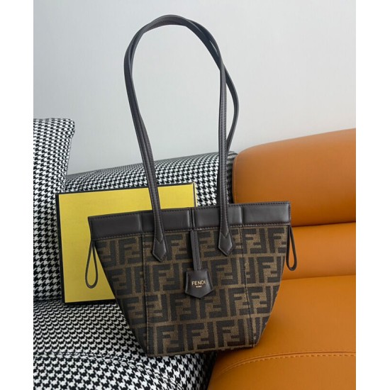 Replica Mini borsa Fendi Origami 8BS083 Caffè scuro imitazioni Miglior Prezzo Mini borsa Fendi Origami 8BS083 Caffè scuro Replica