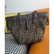 Replica Mini borsa Fendi Origami 8BS083 Caffè scuro imitazioni Miglior Prezzo Mini borsa Fendi Origami 8BS083 Caffè scuro Replica