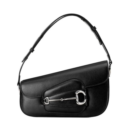 Replica Perfetta a tracolla Gucci Horsebit 1955 764155 Nera qualità specchio Replica Perfette Perfetta a tracolla Gucci Horsebit 1955 764155 Nera imitazioni