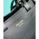 Borsa tote piccola Prada con cintura 1BA418 nera Replica Replica Perfette Borsa tote piccola Prada con cintura 1BA418 nera imitazioni