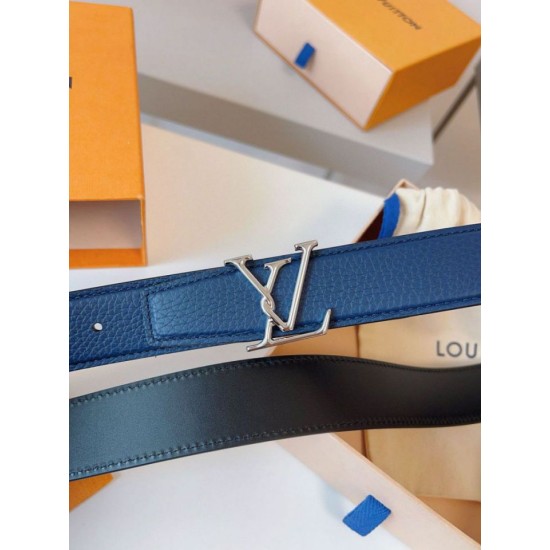 Alta gamma replica Cintura reversibile Louis Vuitton Louis Vuitton Attract 35 mm M0678V nera qualità specchio Replica Perfette Alta gamma Cintura reversibile Louis Vuitton Louis Vuitton Attract 35 mm M0678V nera imitazioni