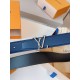 Alta gamma replica Cintura reversibile Louis Vuitton Louis Vuitton Attract 35 mm M0678V nera qualità specchio Replica Perfette Alta gamma Cintura reversibile Louis Vuitton Louis Vuitton Attract 35 mm M0678V nera imitazioni
