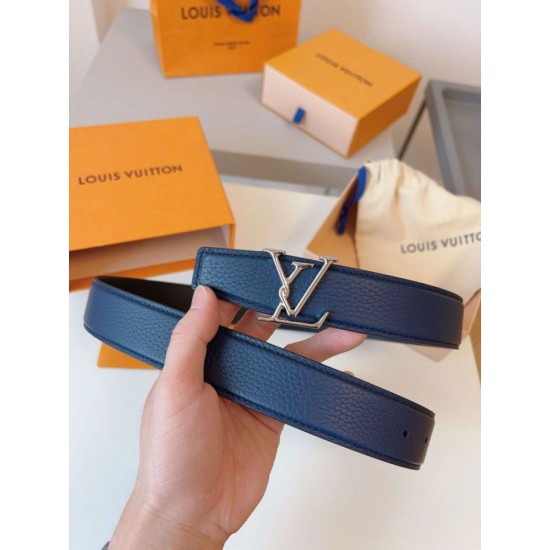 Alta gamma replica Cintura reversibile Louis Vuitton Louis Vuitton Attract 35 mm M0678V nera qualità specchio Replica Perfette Alta gamma Cintura reversibile Louis Vuitton Louis Vuitton Attract 35 mm M0678V nera imitazioni