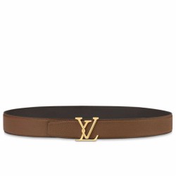 Replica Perfette Pari Cintura reversibile Louis Vuitton Louis Vuitton Attract 35 mm M8228V Marrone imitazioni