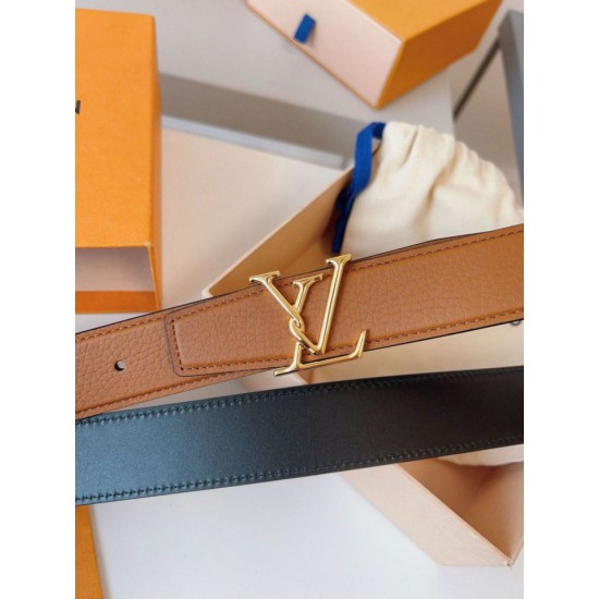 Pari replica Cintura reversibile Louis Vuitton Louis Vuitton Attract 35 mm M8228V Marrone qualità specchio Replica Perfette Pari Cintura reversibile Louis Vuitton Louis Vuitton Attract 35 mm M8228V Marrone imitazioni