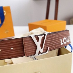 Cintura reversibile Louis Vuitton LV iniziali Epi 40 mm M8271U Marrone Replica Replica Perfette Cintura reversibile Louis Vuitton LV iniziali Epi 40 mm M8271U Marrone imitazioni