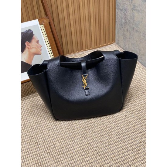 Replica Borsa YSL Saint Laurent Bea Tote EAST/West Nera imitazioni Miglior Prezzo Borsa YSL Saint Laurent Bea Tote EAST/West Nera Replica