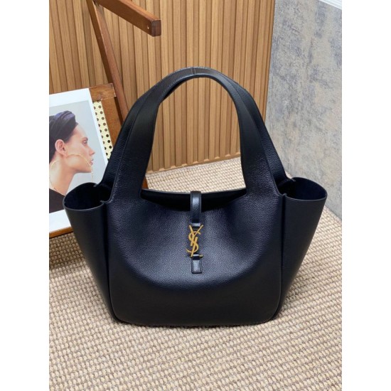 Replica Borsa YSL Saint Laurent Bea Tote EAST/West Nera imitazioni Miglior Prezzo Borsa YSL Saint Laurent Bea Tote EAST/West Nera Replica