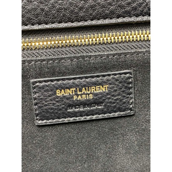 Replica Borsa YSL Saint Laurent Bea Tote EAST/West Nera imitazioni Miglior Prezzo Borsa YSL Saint Laurent Bea Tote EAST/West Nera Replica