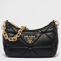 Replica Perfette Borsa Prada System Patchwork In Nappa Nera imitazioni