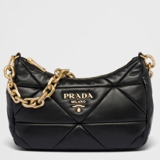 Borsa Prada System Patchwork In Nappa Nera Replica Replica Perfette Borsa Prada System Patchwork In Nappa Nera imitazioni