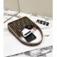 Fendi Mini Fendessencehobo Fendi Bag Miniborsa in tessuto FF Marrone Replica Replica Perfette Fendi Mini Fendessencehobo Fendi Bag Miniborsa in tessuto FF Marrone imitazioni