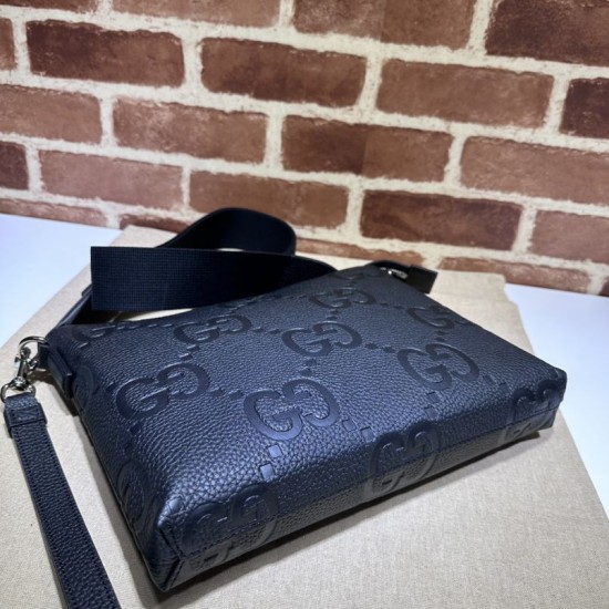 Imitazione Borsa Replica a tracolla media Gucci Jumbo GG 696009 Nera qualità specchio Replica Perfette Imitazione Borsa 1:1 a tracolla media Gucci Jumbo GG 696009 Nera imitazioni