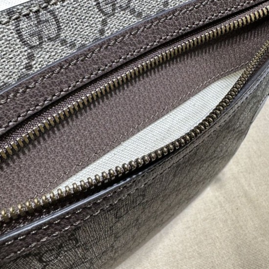 Replica Perfette Borse  a tracolla media da uomo Gucci Ophidia 761741 Marrone imitazioni