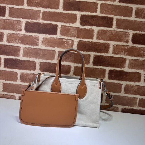 Dettagli perfetti Borsa tote mini Gucci con stampa Gucci 772144 Marrone Replica Replica Perfette Dettagli perfetti Borsa tote mini Gucci con stampa Gucci 772144 Marrone imitazioni