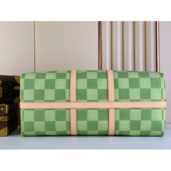 Replica Perfette Borsa da uomo Louis Vuitton Keepall Bandouliere 50 N40667 Tela rivestita Damier Golf imitazioni