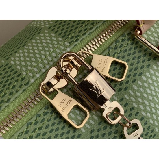 Replica Perfette Borsa da uomo Louis Vuitton Keepall Bandouliere 50 N40667 Tela rivestita Damier Golf imitazioni