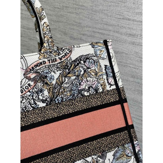 Dior Medium Book Tote Borse Imitazioni Dior Farfalla intorno al mondo ricamato Replica Replica Perfette Dior Medium Book Tote Borse Imitazioni Dior Farfalla intorno al mondo ricamato imitazioni