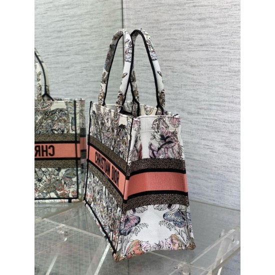 Dior Medium Book Tote Borse Imitazioni Dior Farfalla intorno al mondo ricamato Replica Replica Perfette Dior Medium Book Tote Borse Imitazioni Dior Farfalla intorno al mondo ricamato imitazioni